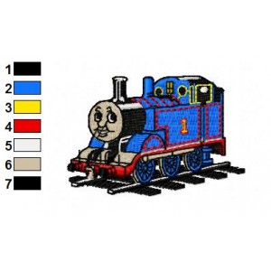 Thomas The Train Gordon Machine Embroidery Design